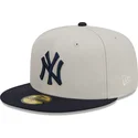 graue-und-marineblaue-59fifty-fitted-cap-farm-team-der-new-york-yankees-mlb-von-new-era