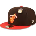miami-heat-nba-new-era-59fifty-the-elements-fire-pin-brun-och-rod-platt-justerbar-keps