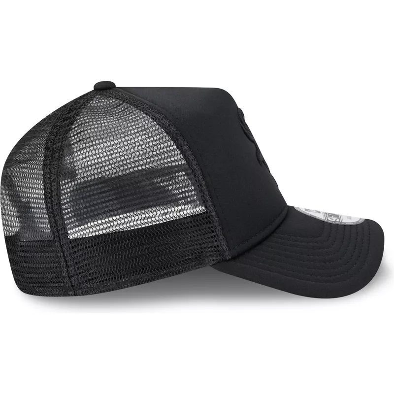 new-era-black-logo-9forty-a-frame-all-day-trucker-chicago-white-sox-mlb-black-trucker-hat