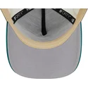 beige-grune-9forty-a-frame-all-day-trucker-kappe-von-oakland-athletics-mlb-von-new-era