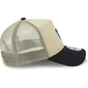 beige-und-schwarze-9forty-a-frame-all-day-trucker-kappe-der-las-vegas-raiders-nfl-von-new-era
