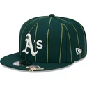 cepice-rovna-zelena-snapback-9fifty-pinstripe-visor-clip-oakland-athletics-mlb-new-era