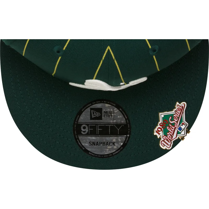 snapback-9fifty-pinstripe-visor-clip-oakland-athletics-mlb-new-era