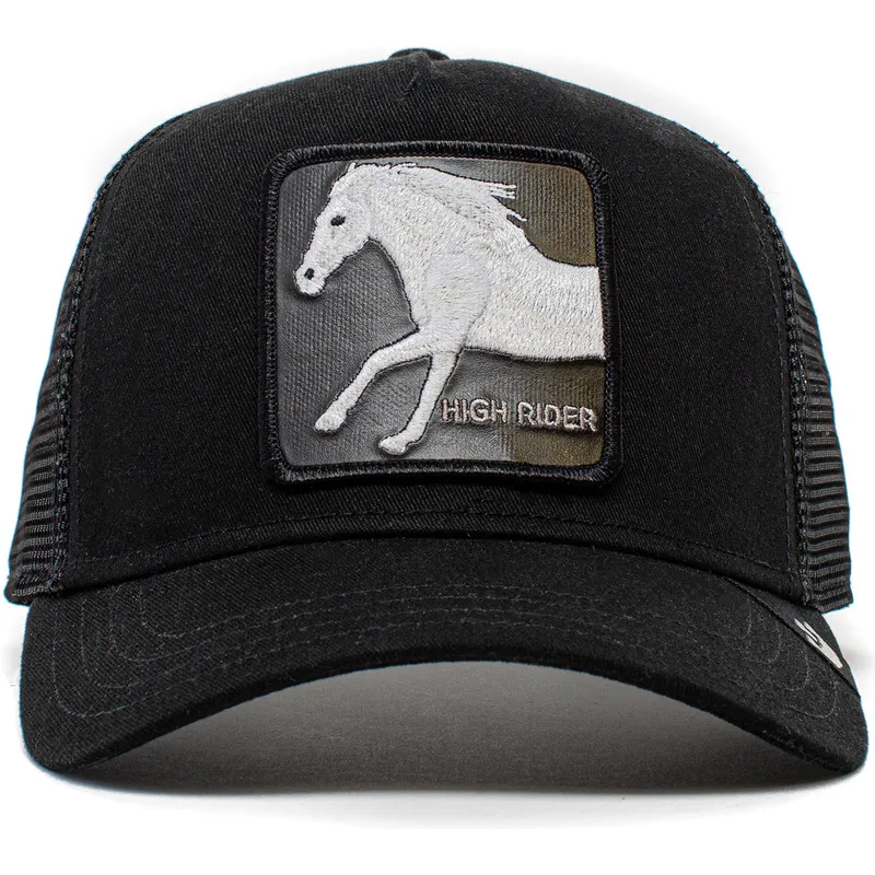 cepice-zaoblena-cerna-snapback-high-rider-ride-high-the-farm-goorin-bros cepice-zaoblena-cerna-snapback-high-rider-ride-high-the-farm-goorin-bros