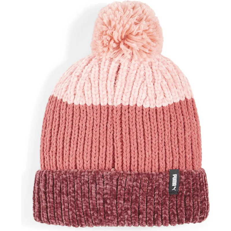 cepice-zaoblena-pompon-cervena-rosa-puma