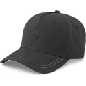 schwarze-verstellbare-kappe-mit-gebogenem-schirm-und-schwarzem-sptwr-style-logo-von-ferrari-formel-1-von-puma
