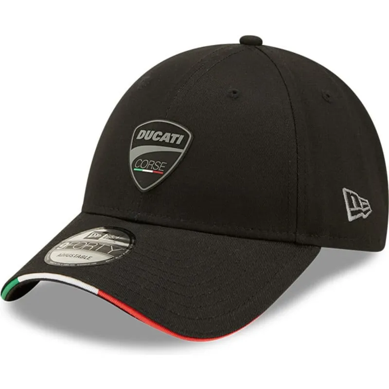cap-zaoblena-black-adjustable-strap-9forty-repreve-flag-sandwich-ducati-motor-motogp-new-era cap-zaoblena-black-adjustable-strap-9forty-repreve-flag-sandwich-ducati-motor-motogp-new-era