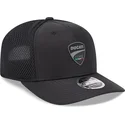 schwarze-trucker-kappe-9fifty-stretch-snap-ripstop-von-ducati-motor-motogp-von-new-era