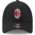 schwarze-verstellbare-curved-cap-9forty-core-von-ac-milan-serie-a-von-new-era