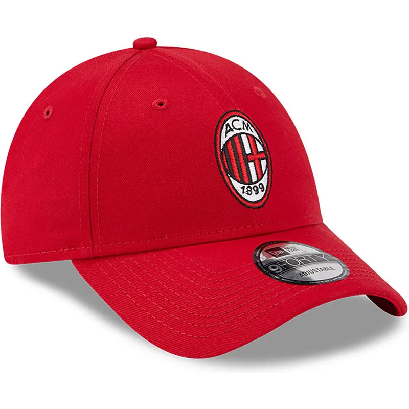 cap-zaoblena-red-adjustable-strap-9forty-core-ac-milan-serie-a-new-era