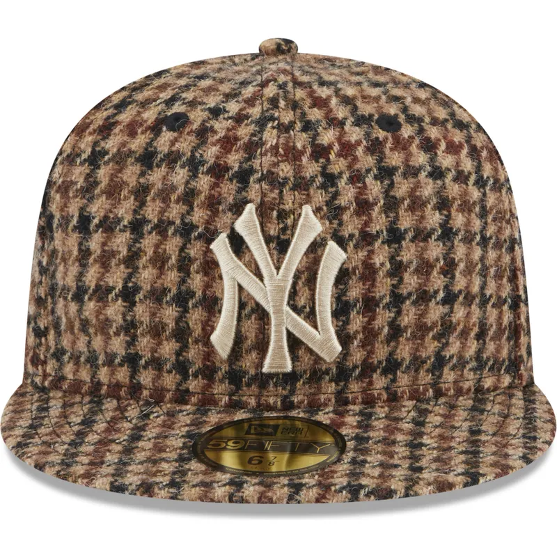 cap-rovna-brown-ajustada-59fifty-harris-tweed-new-york-yankees-mlb-new-era cap-rovna-brown-ajustada-59fifty-harris-tweed-new-york-yankees-mlb-new-era