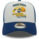 cepice-zaoblena-modra-snapback-mustard-a-frame-food-new-era