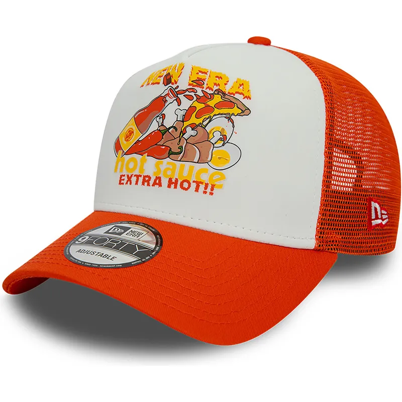 cepice-zaoblena-oranzova-snapback-sauce-a-frame-food-new-era