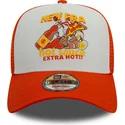cepice-zaoblena-oranzova-snapback-sauce-a-frame-food-new-era