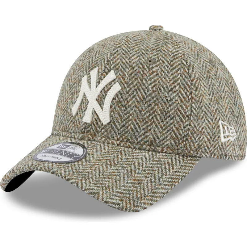cepice-zaoblena-seda-nastavitelny-9twenty-tweed-pack-new-york-yankees-mlb-new-era