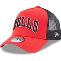 cepice-zaoblena-cervena-snapback-a-frame-team-script-chicago-bulls-nba-new-era