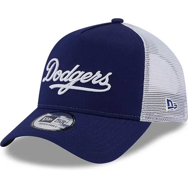 cepice-zaoblena-modra-snapback-a-frame-team-script-los-angeles-dodgers-mlb-new-era