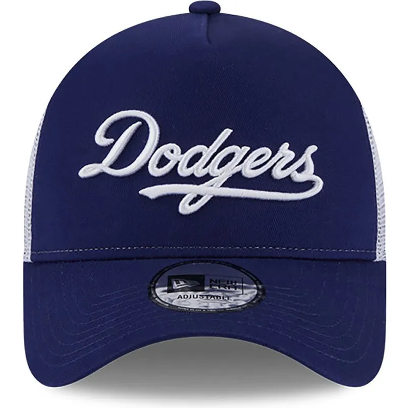 cepice-zaoblena-modra-snapback-a-frame-team-script-los-angeles-dodgers-mlb-new-era