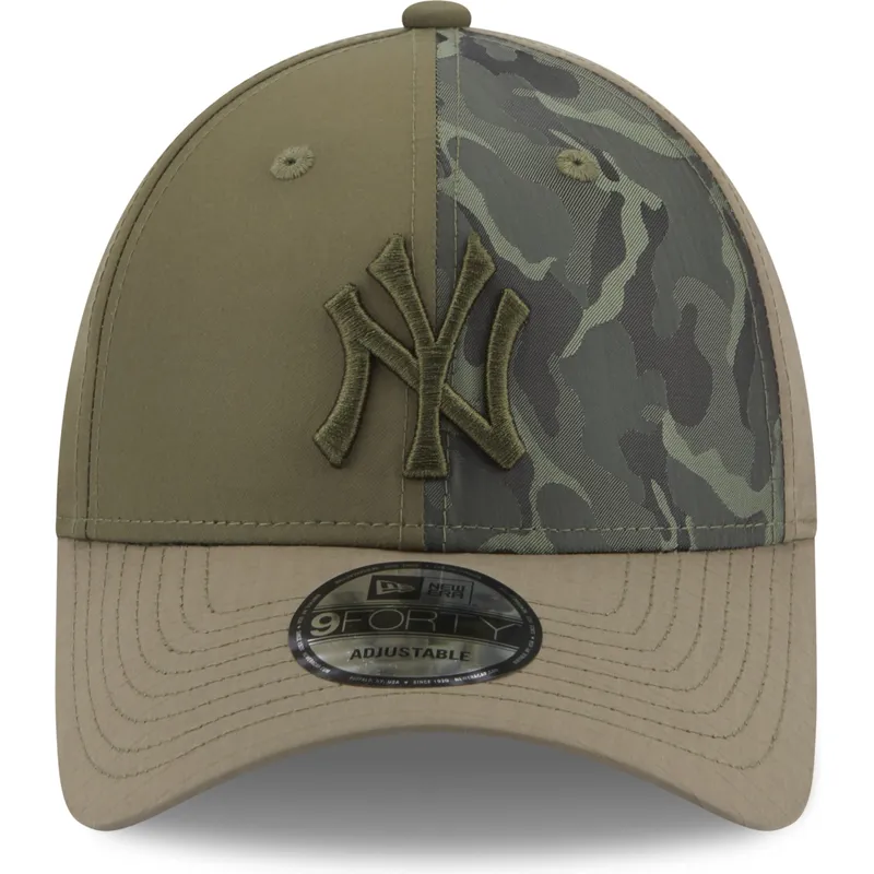 cepice-zaoblena-zelena-nastavitelny-9forty-multi-texture-new-york-yankees-mlb-new-era