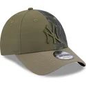 cepice-zaoblena-zelena-nastavitelny-9forty-multi-texture-new-york-yankees-mlb-new-era