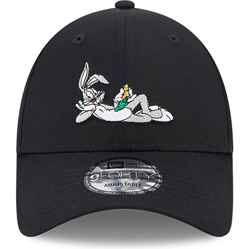 cepice-zaoblena-cerna-nastavitelny-9forty-bugs-bunny-looney-tunes-new-era