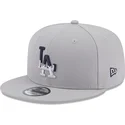 new-era-flat-brim-9fifty-team-drip-los-angeles-dodgers-mlb-grey-snapback-cap