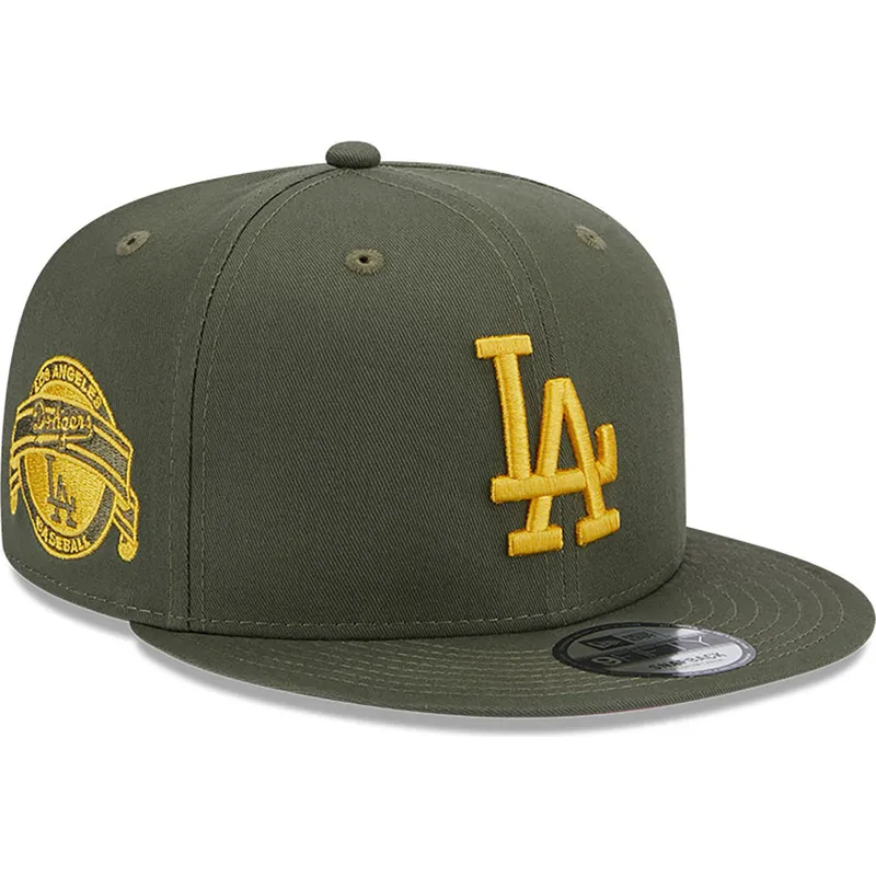 cepice-rovna-zelena-snapback-9fifty-side-patch-los-angeles-dodgers-mlb-new-era
