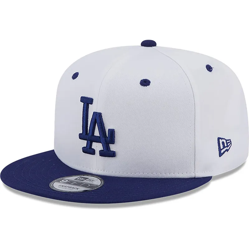 cepice-rovna-modra-snapback-9fifty-white-crown-patch-los-angeles-dodgers-mlb-new-era