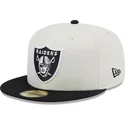 cepice-rovna-bila-prilehava-59fifty-championships-las-vegas-raiders-nfl-new-era