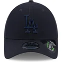 new-era-curved-brim-navy-blue-logo-9forty-repreve-los-angeles-dodgers-mlb-navy-blue-adjustable-cap