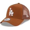 cepice-zaoblena-hneda-snapback-a-frame-league-essential-los-angeles-dodgers-mlb-new-era