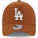 cepice-zaoblena-hneda-snapback-a-frame-league-essential-los-angeles-dodgers-mlb-new-era