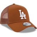 cepice-zaoblena-hneda-snapback-a-frame-league-essential-los-angeles-dodgers-mlb-new-era