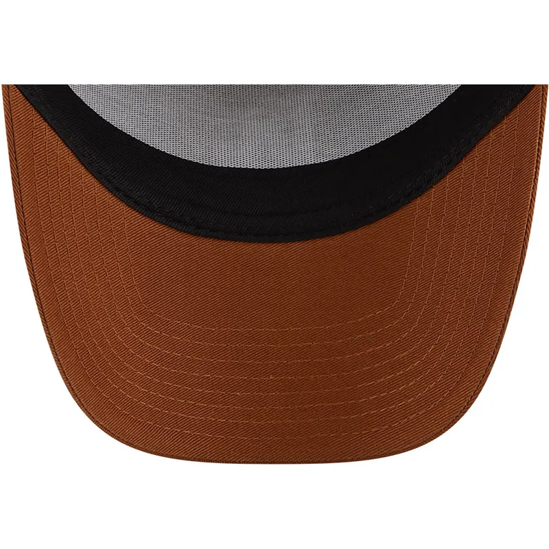 cepice-zaoblena-hneda-snapback-a-frame-league-essential-los-angeles-dodgers-mlb-new-era
