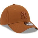 cepice-zaoblena-hneda-prilehava-39thirty-league-essential-new-york-yankees-mlb-new-era