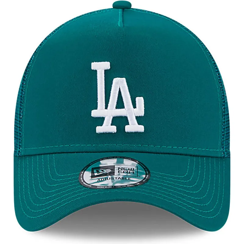 cepice-zaoblena-zelena-snapback-a-frame-league-essential-los-angeles-dodgers-mlb-new-era