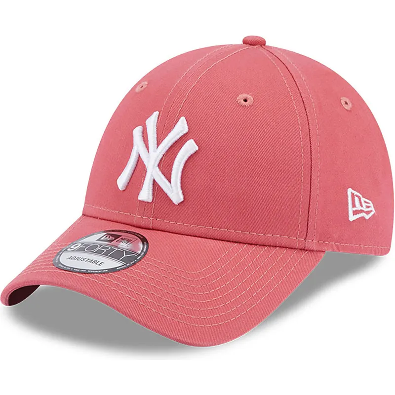 cepice-zaoblena-ruzova-nastavitelny-9forty-league-essential-new-york-yankees-mlb-new-era