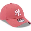 cepice-zaoblena-ruzova-nastavitelny-9forty-league-essential-new-york-yankees-mlb-new-era