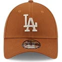 cepice-zaoblena-hneda-nastavitelny-9forty-league-essential-los-angeles-dodgers-mlb-new-era