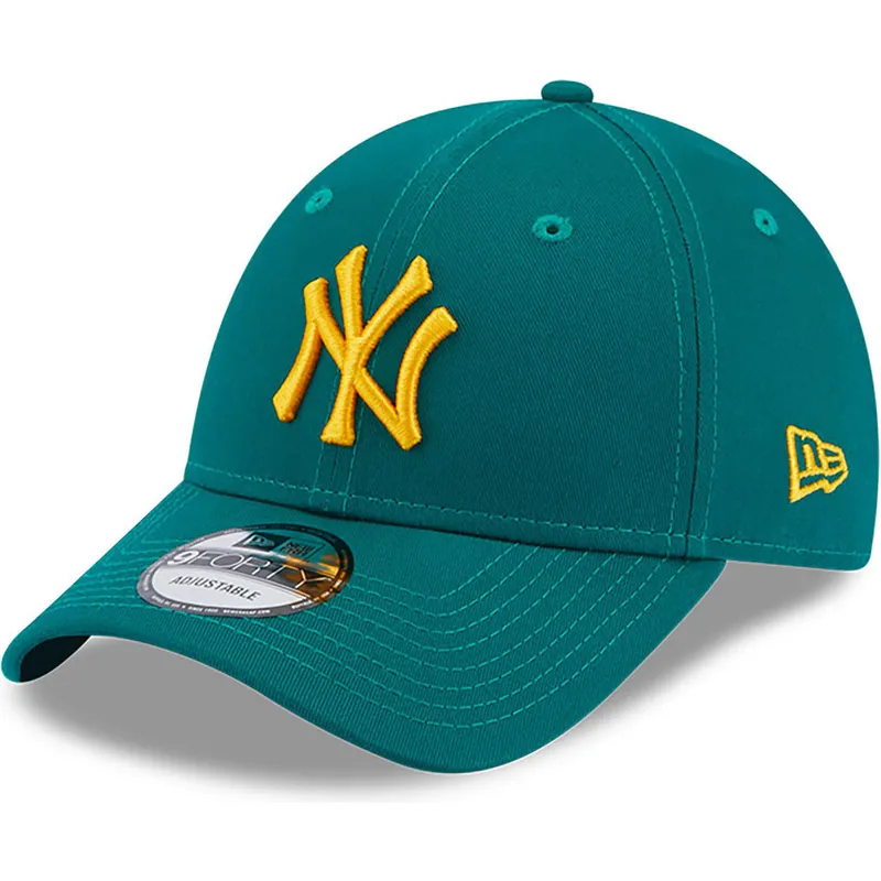 cepice-zaoblena-zelena-nastavitelny-9forty-league-essential-new-york-yankees-mlb-new-era