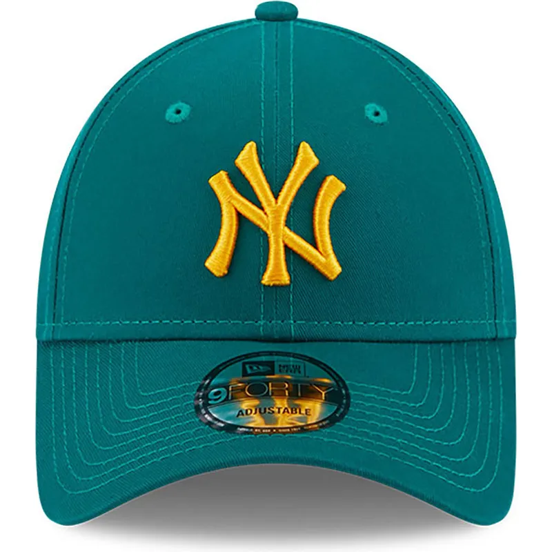 cepice-zaoblena-zelena-nastavitelny-9forty-league-essential-new-york-yankees-mlb-new-era