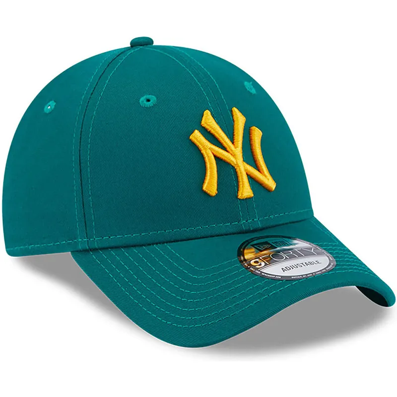 cepice-zaoblena-zelena-nastavitelny-9forty-league-essential-new-york-yankees-mlb-new-era