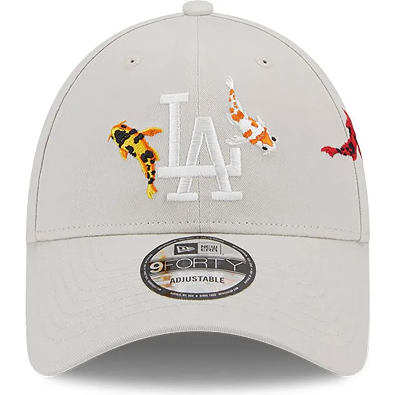 cepice-zaoblena-bezova-nastavitelny-9forty-koi-fish-los-angeles-dodgers-mlb-new-era