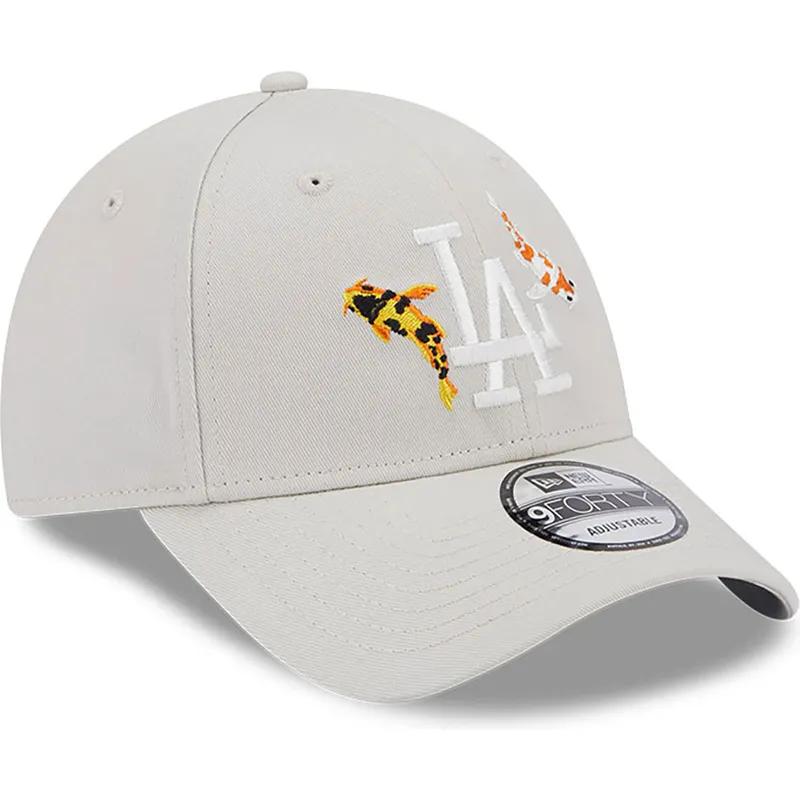 cepice-zaoblena-bezova-nastavitelny-9forty-koi-fish-los-angeles-dodgers-mlb-new-era
