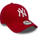 cap-zaoblena-red-adjustable-strap-pro-deti-9forty-essential-new-york-yankees-mlb-new-era