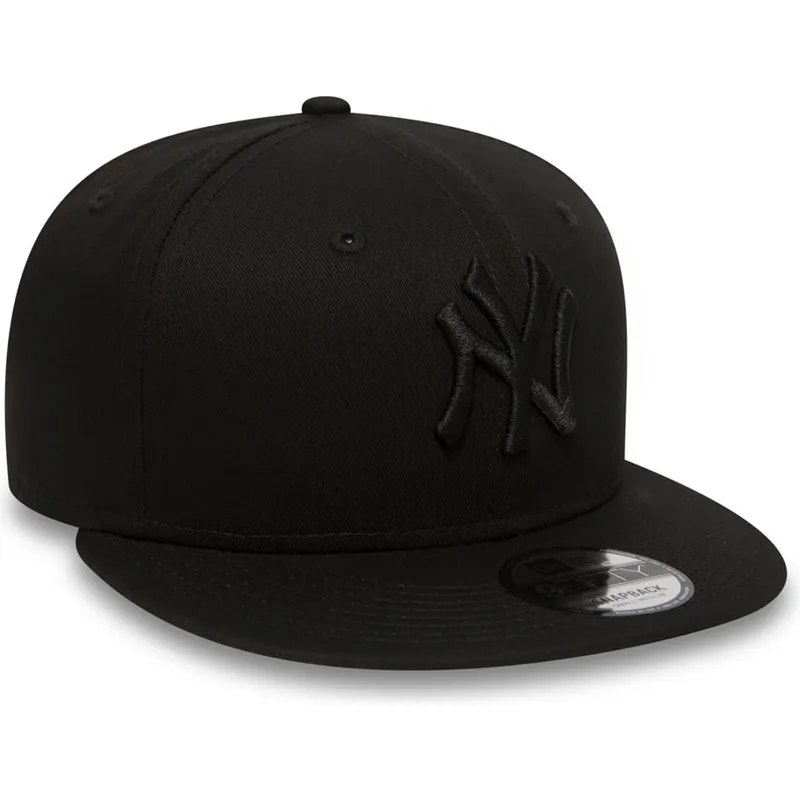 cap-rovna-black-snapback-9fifty-black-on-black-new-york-yankees-mlb-new-era cap-rovna-black-snapback-9fifty-black-on-black-new-york-yankees-mlb-new-era