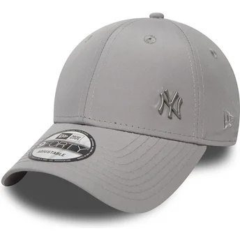 Cap zaoblená gray adjustable strap 9FORTY Flawless New York Yankees MLB New Era