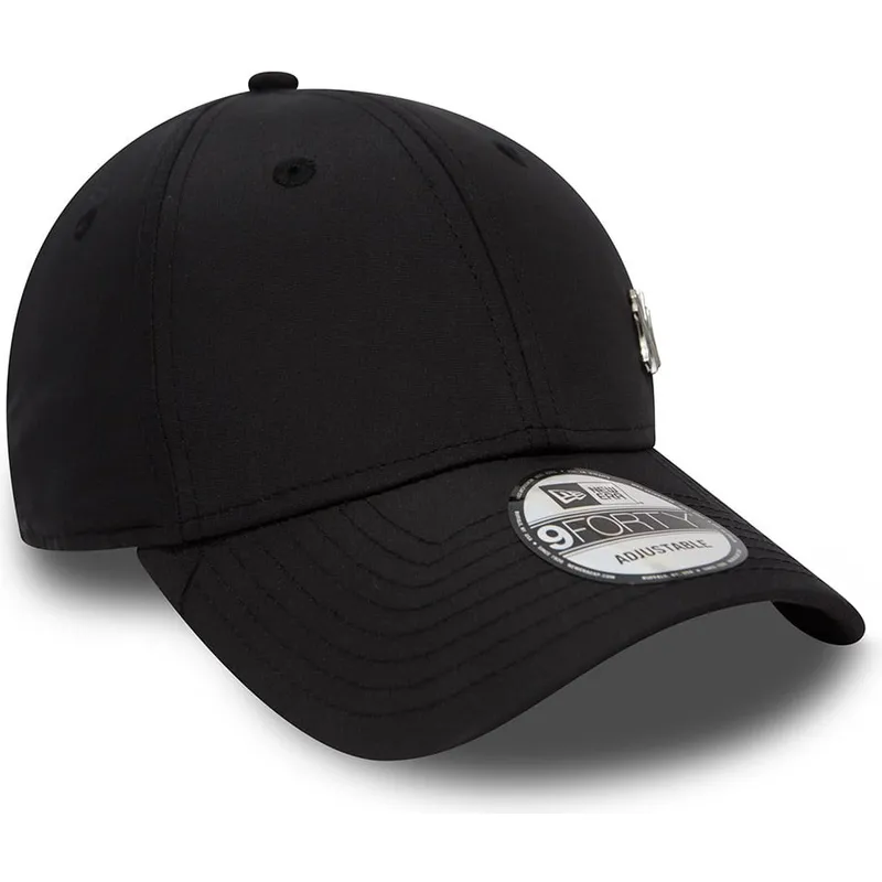 schwarze-verstellbare-curved-cap-9forty-flawless-logo-der-new-york-yankees-mlb-von-new-era