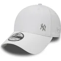vit-justerbar-kurvad-keps-9forty-flawless-logo-fran-new-york-yankees-mlb-av-new-era