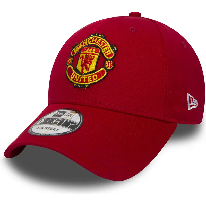 cap-zaoblena-red-adjustable-strap-9forty-essential-manchester-united-football-club-premier-league-new-era cap-zaoblena-red-adjustable-strap-9forty-essential-manchester-united-football-club-premier-league-new-era